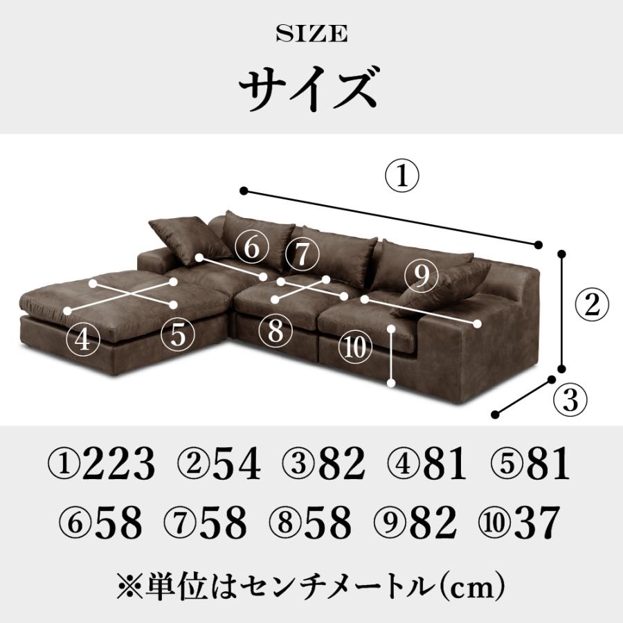 アイクラフト 傷に強い ローソファ カウチソファー 3人掛け 3P 3人用 