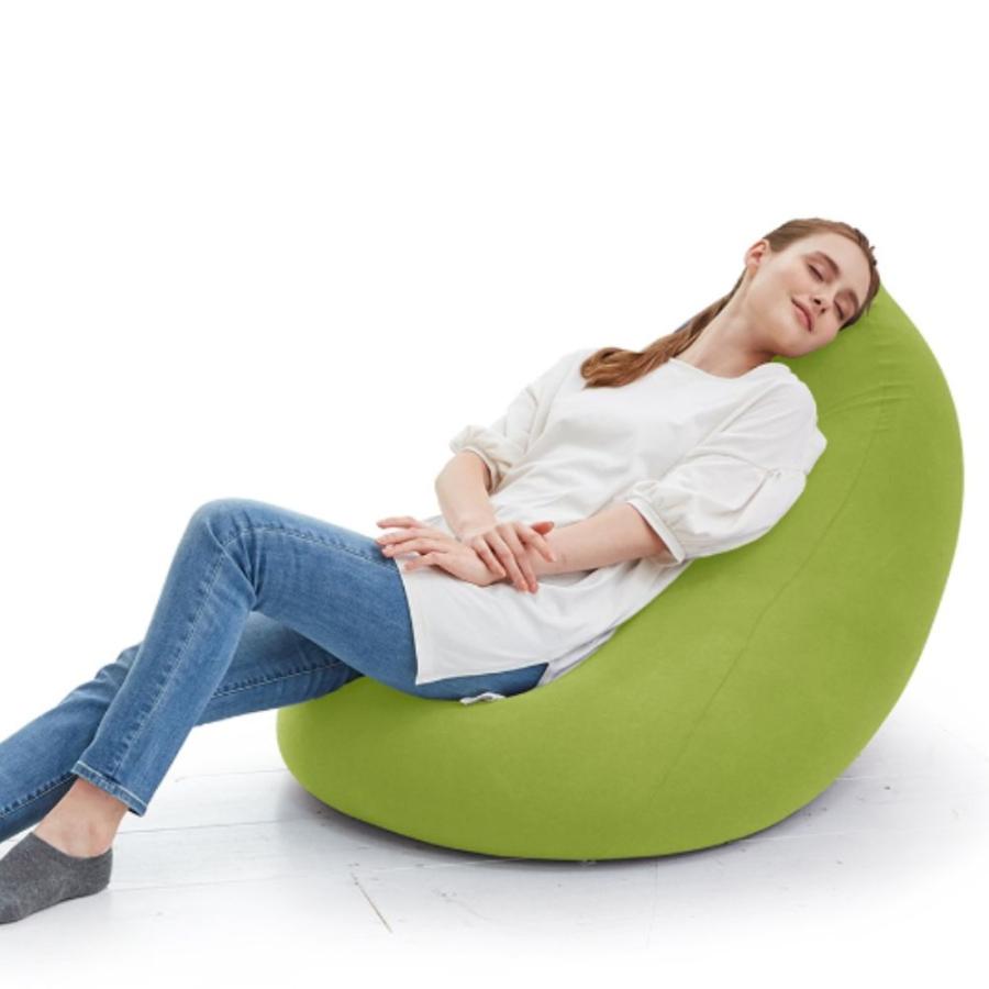 MOGU（モグ） たまごソファ 本体 カバー付き ビーズクッション