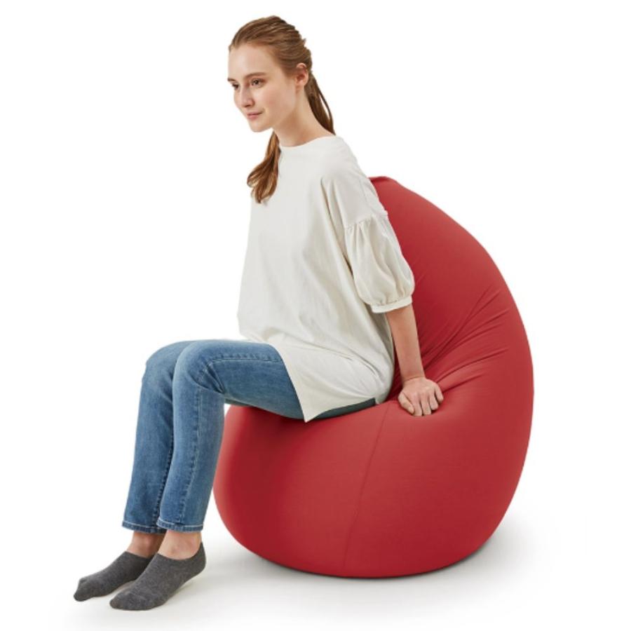 MOGU（モグ） たまごソファ 本体 カバー付き ビーズクッション