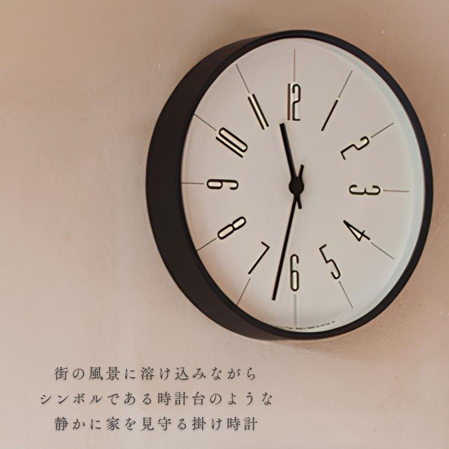 Lemnos（レムノス） 選べる特典付a 掛け時計 電波時計 時計台の時計