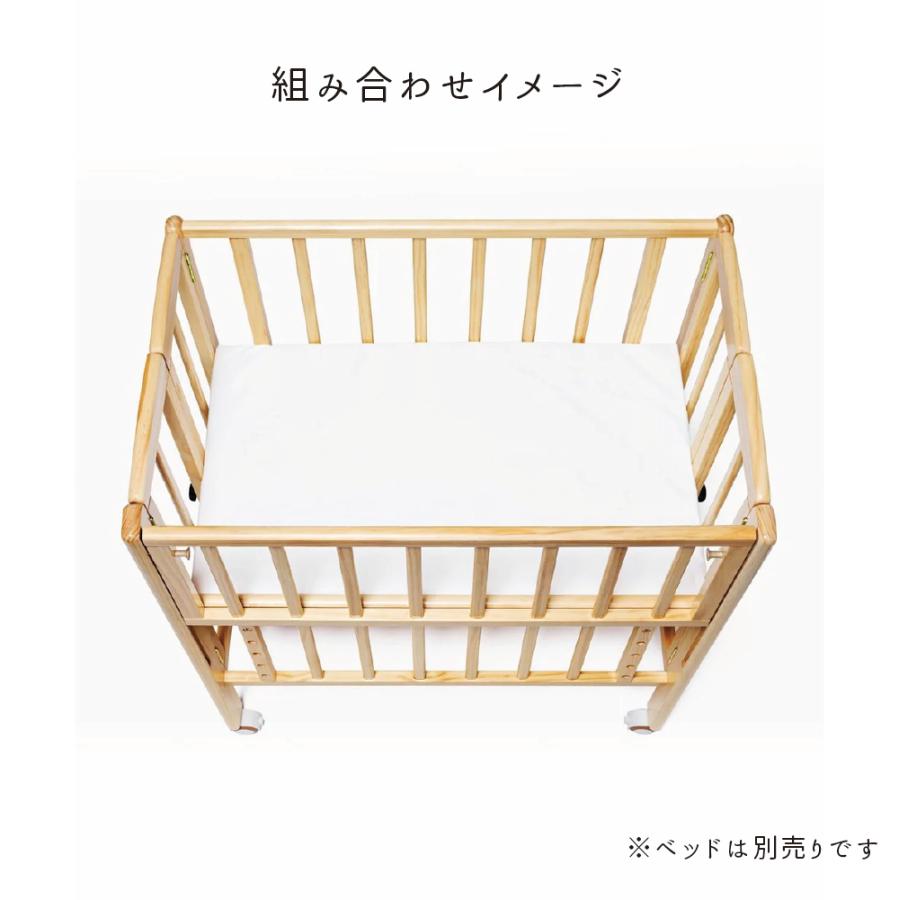 大和屋 リビングコット リリト 兼用 敷きマットレス 日本製 固綿 綿100