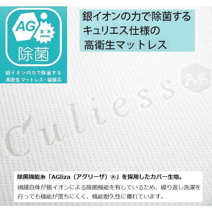 フランスベッド ノンスプリングマットレス Ag-NS-01 敷き布団 除菌