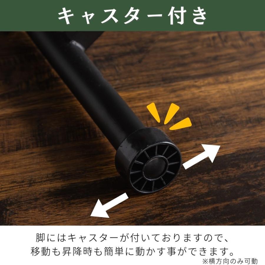 昇降式テーブル 120cm センターテーブル ローテーブル リフティング 高さ調節 折りたたみ 円形 丸 ダイニングテーブル 北欧風 座卓 円卓 アイルス 伸長式 東馬 | 東馬 | 06