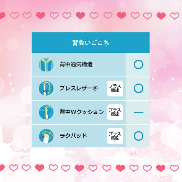 ランドセル 天使のはね コレクション ラブピハート 2022年モデル CN22G セイバン A4フラットファイル対応 ハート 女の子 かわいい 天使の羽 サックス 水色 天使のはね 天使の羽