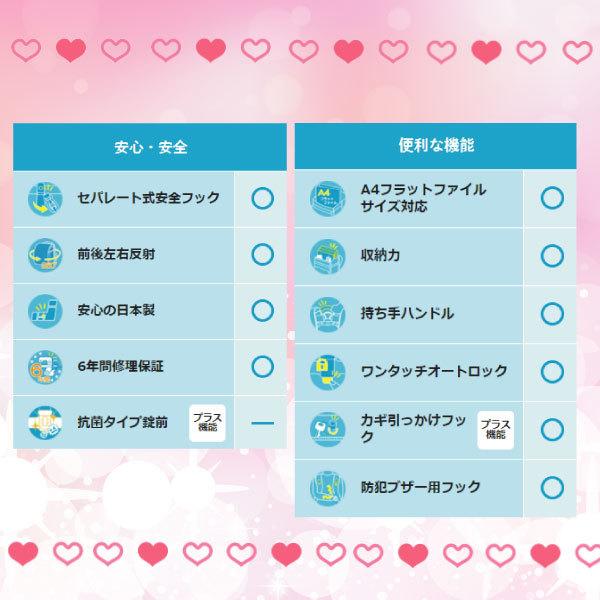 ランドセル 天使のはね コレクション ラブピハート 2022年モデル CN22G セイバン A4フラットファイル対応 ハート 女の子 かわいい 天使の羽 サックス 水色 天使のはね 天使の羽