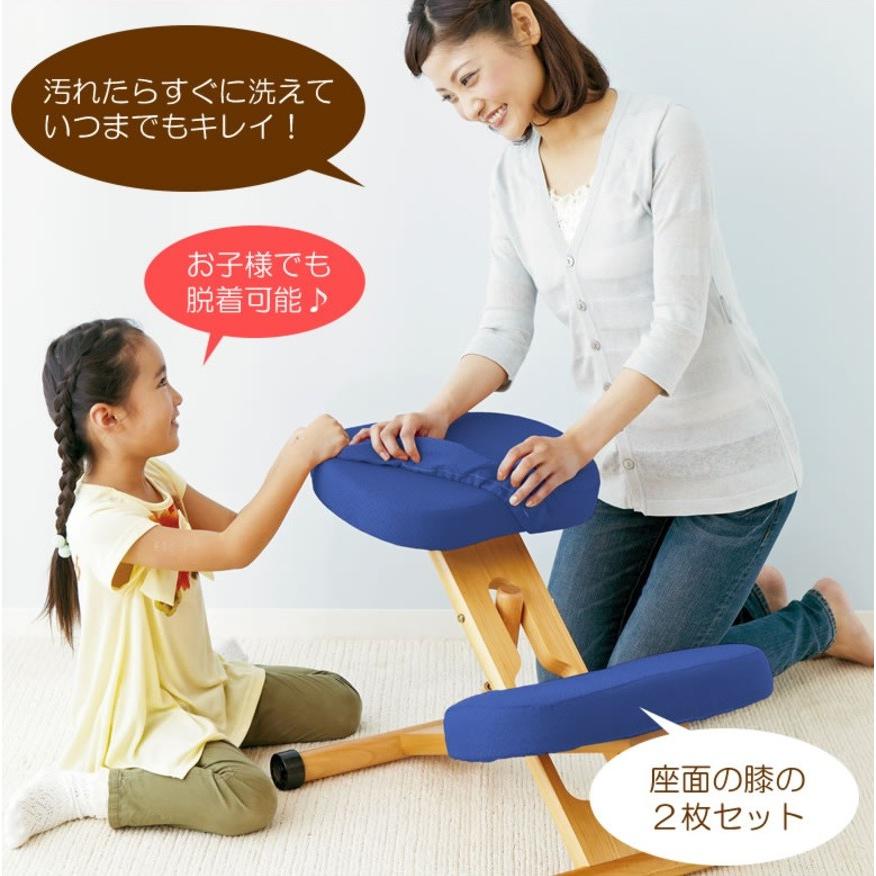 プロポーションチェア 専用替えカバー 座と膝の2枚セット