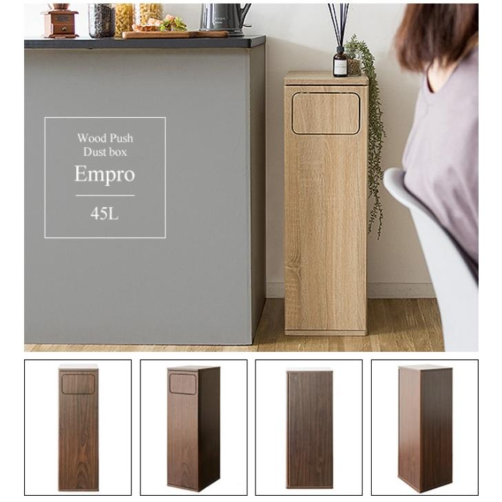 ゴミ箱 DB-800R DSB-800R ダストボックス スリム 大容量 45L 袋が見え