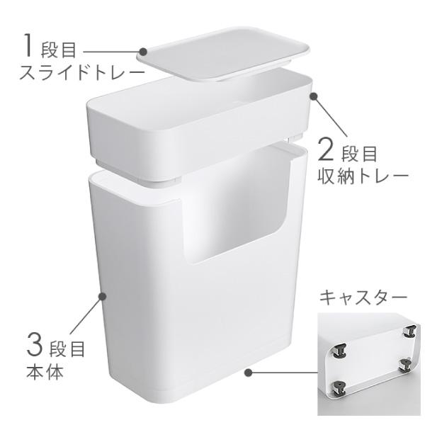 I'mD ENOTS エノッツ サイドワゴン サイドテーブル キャスター付き