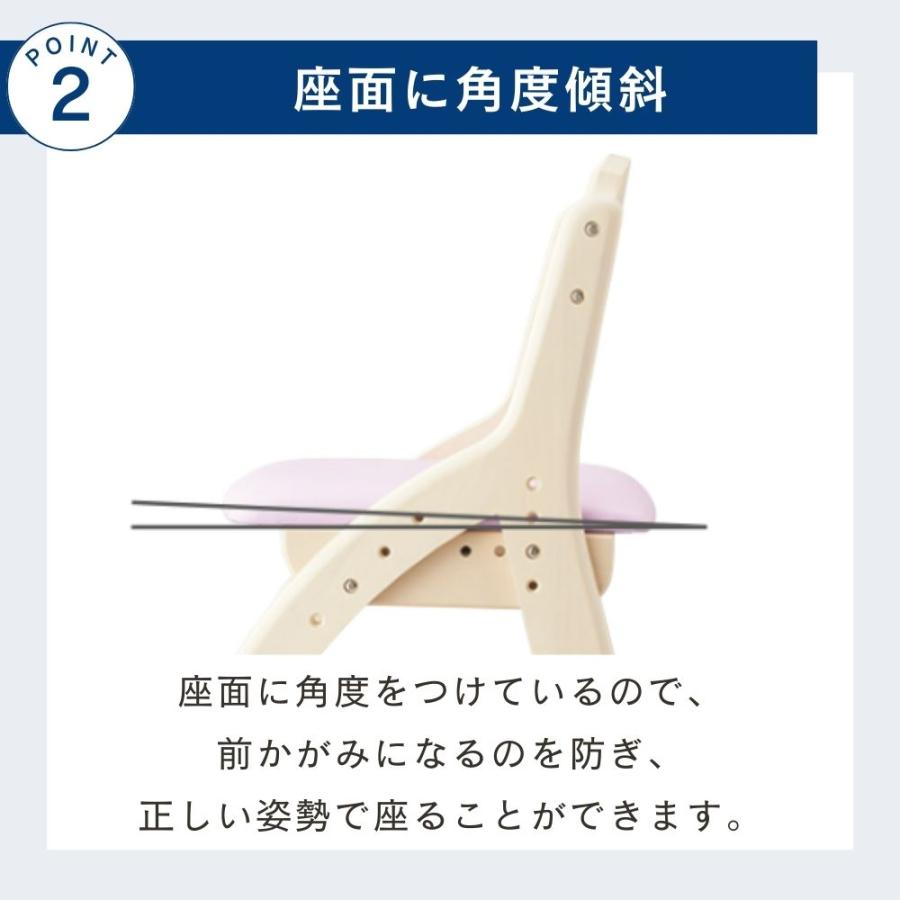 コイズミ　学習椅子　未使用品　座面スライド機能付　4段階高さ調整付 KOIZUMI コイズミ 学習椅子 木製 4ステップチェア フォー