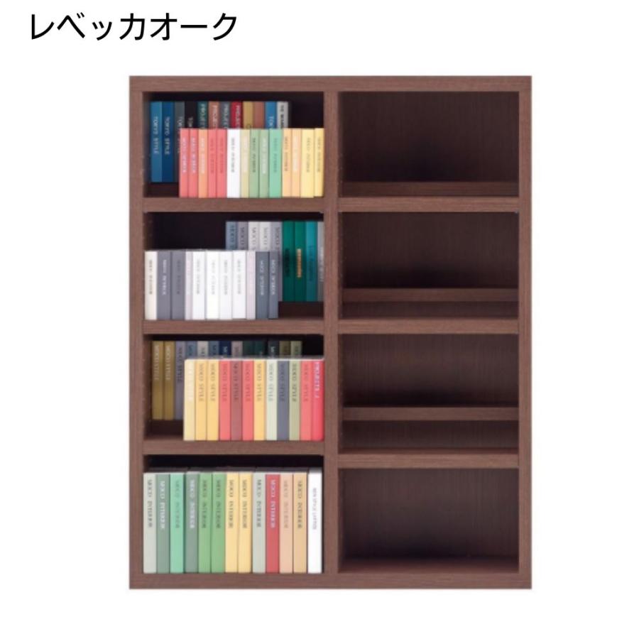フナモコ　本棚　ハイタイプ　ダークブラウン　 フナモコ（FUNAMOCO） 本棚 幅89.9cm 日本製 コミックシェルフ 6段
