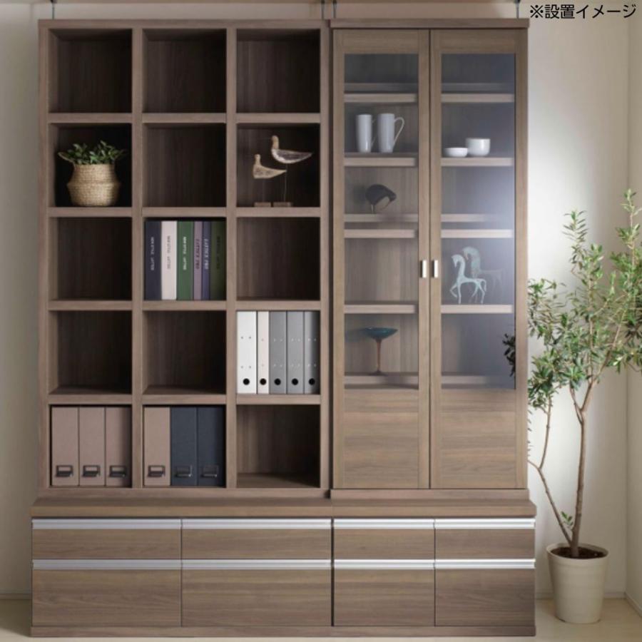 フナモコ コミックキャビネット キャビネット ガラスシェルフ