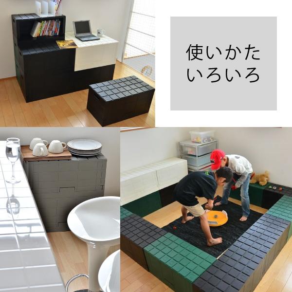 I’mD 収納ボックス グリッドコンテナー Grid Container 2個セット 岩谷マテリアル スタッキング 折りたたみ フタ付き  収納  国産 日本製 おしゃれ 片付け |  | 05