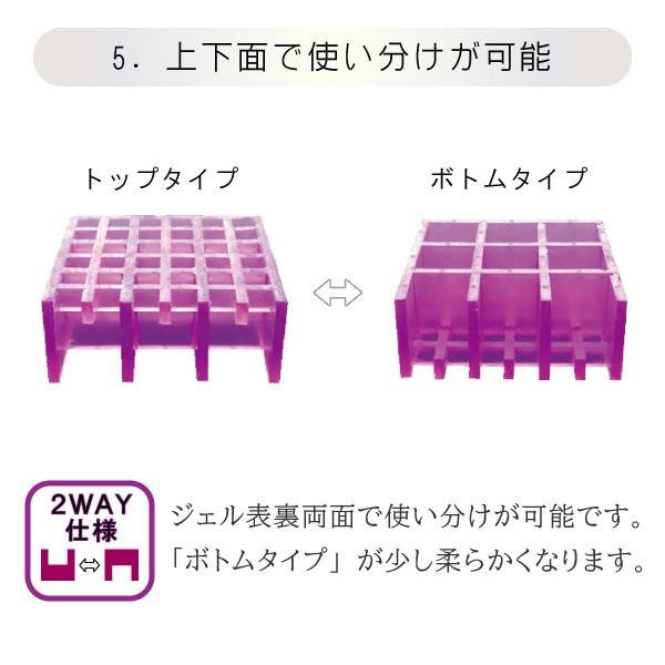 GELTRON ジェルトロン クッション シングル＋3Dフォーム 42 Mサイズ 体圧分散 厚さ3cm 振動吸収 デスクワーク ドライブ 腰当て 背当て 車椅子 運転 GTC1M3Dの画像