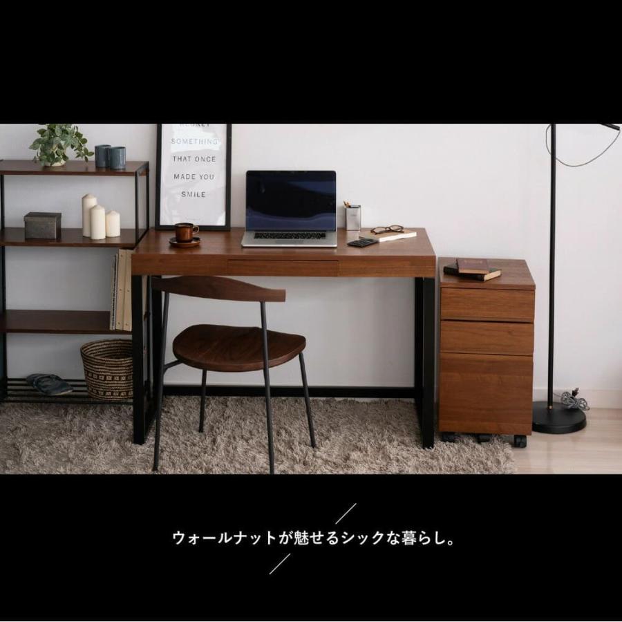 デスクワゴン デスクチェスト K-2547BR サイドワゴン サイドチェスト