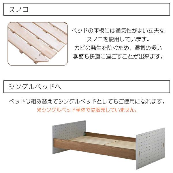 KOIZUMI コイズミ 2段ベッド システムベッド PEG ペグ 2段ベッドパーツ