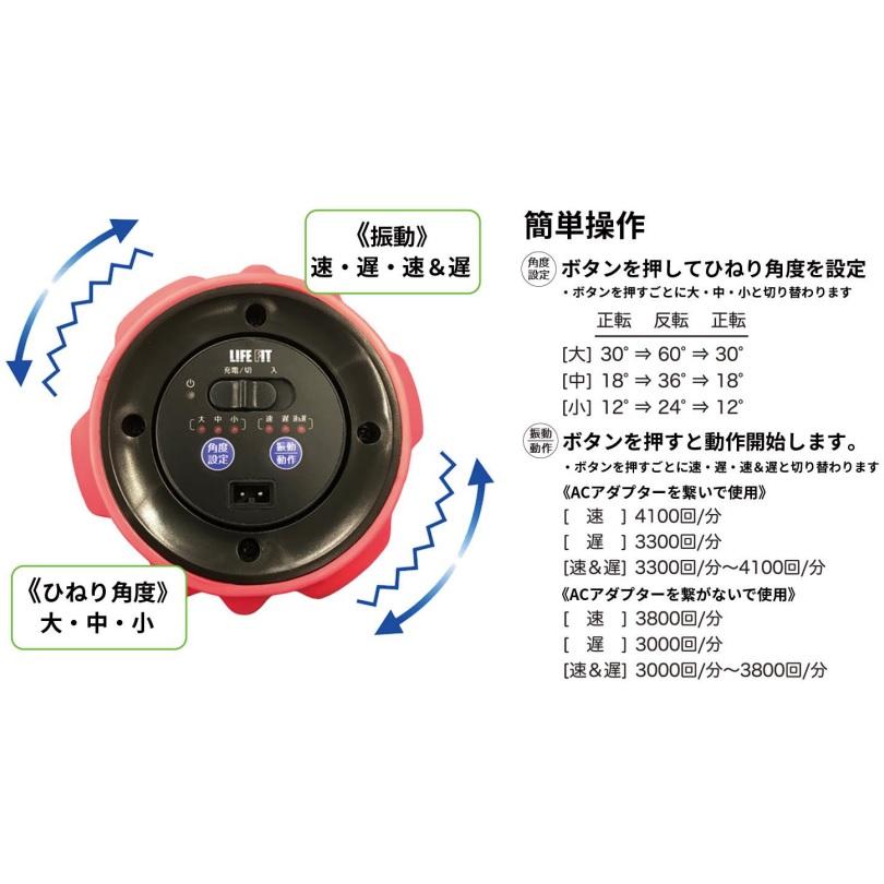 LIFE FIT ツイストロール　レッド Amazon | LIFE FIT ツイストロール Fit009 レッド 電動フォーム