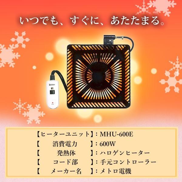 こたつ テーブル ラインズ 幅120 家具調 コタツ 本体 ヒーター付き