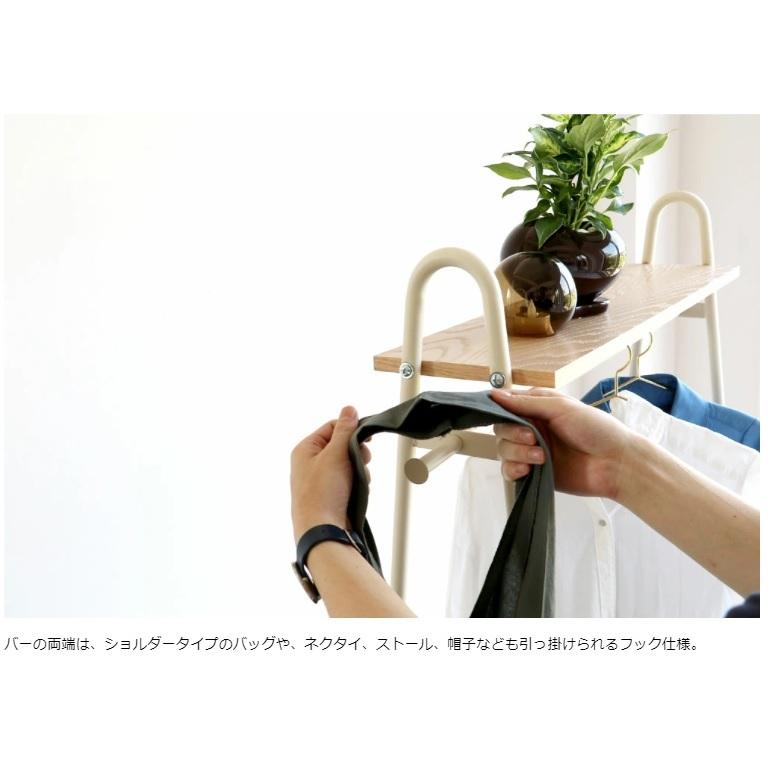 ハンガーラック ANH-3293BR アンセム 市場 Marche 木製 スチール 収納