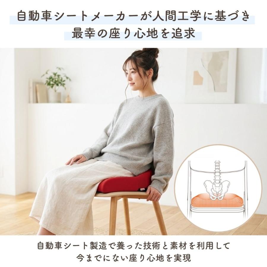 スポッとクッション 姿勢がよくなる 日本製 疲れにくい 骨盤 姿勢 改善