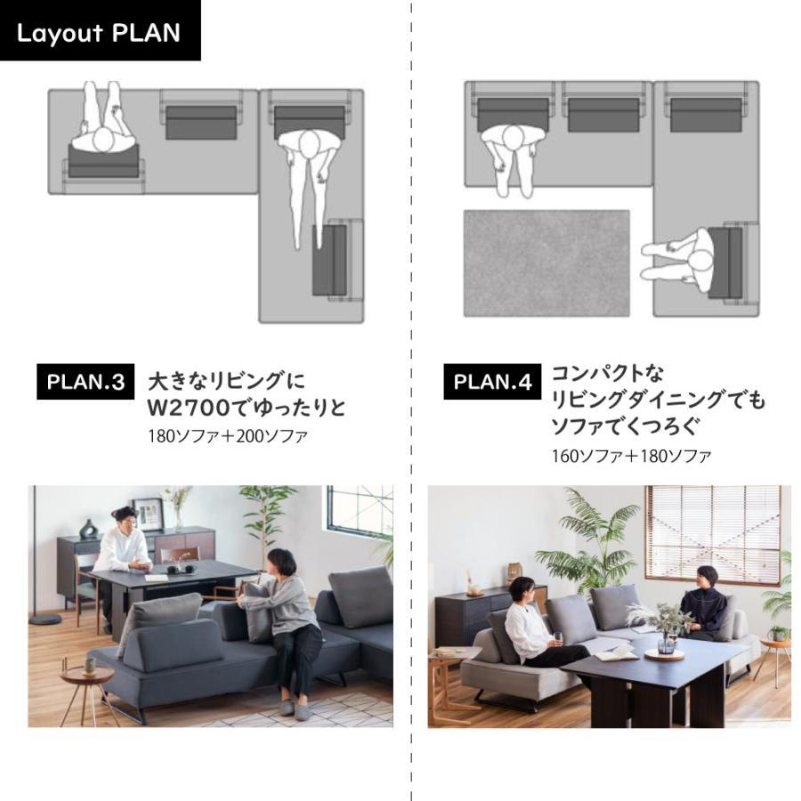 Meuble（モーブル） 開梱設置付 リバティ2 ソファ ソファベッド 幅