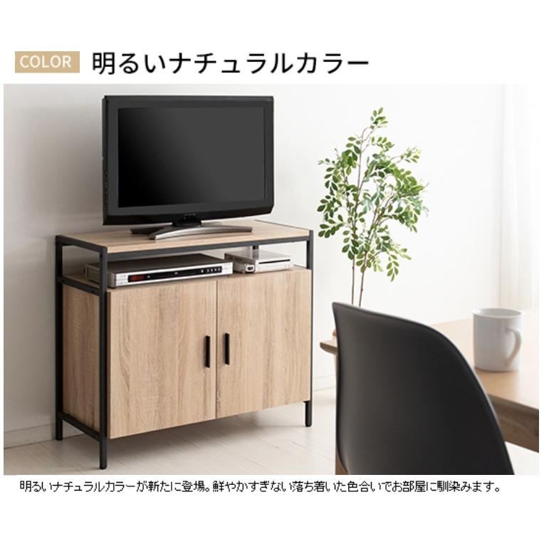 テレビボード テレビ台 TV-801 ハイタイプ キャビネット Altio アルティオ サイドボード スリム 幅80cm 高さ70cm 収納 扉付 棚 デッキ収納 脚付き おしゃれ 北欧｜comodocasa｜11