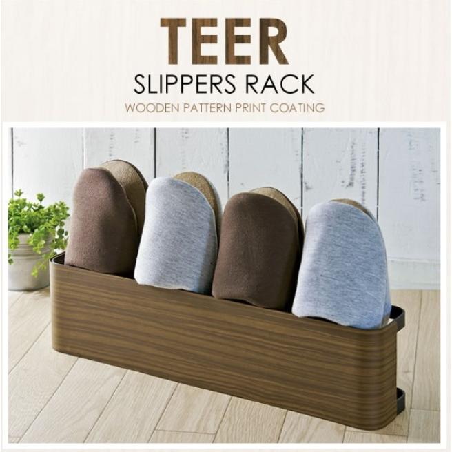 スリッパラック TEER ティール SR-500M 玄関 スリッパ収納 スリッパ