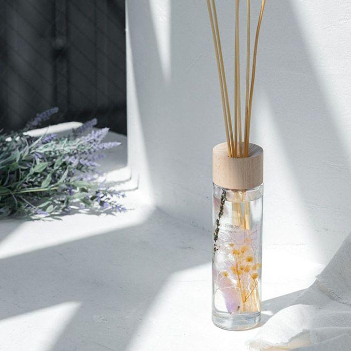リードディフューザー ハーバリウム ジューシー ラベンダー ルームフレグランス 180ml mercyu メルシーユー MRU-114 芳香 香り アロマ スティック 夏 プレゼント | mercyu | 02