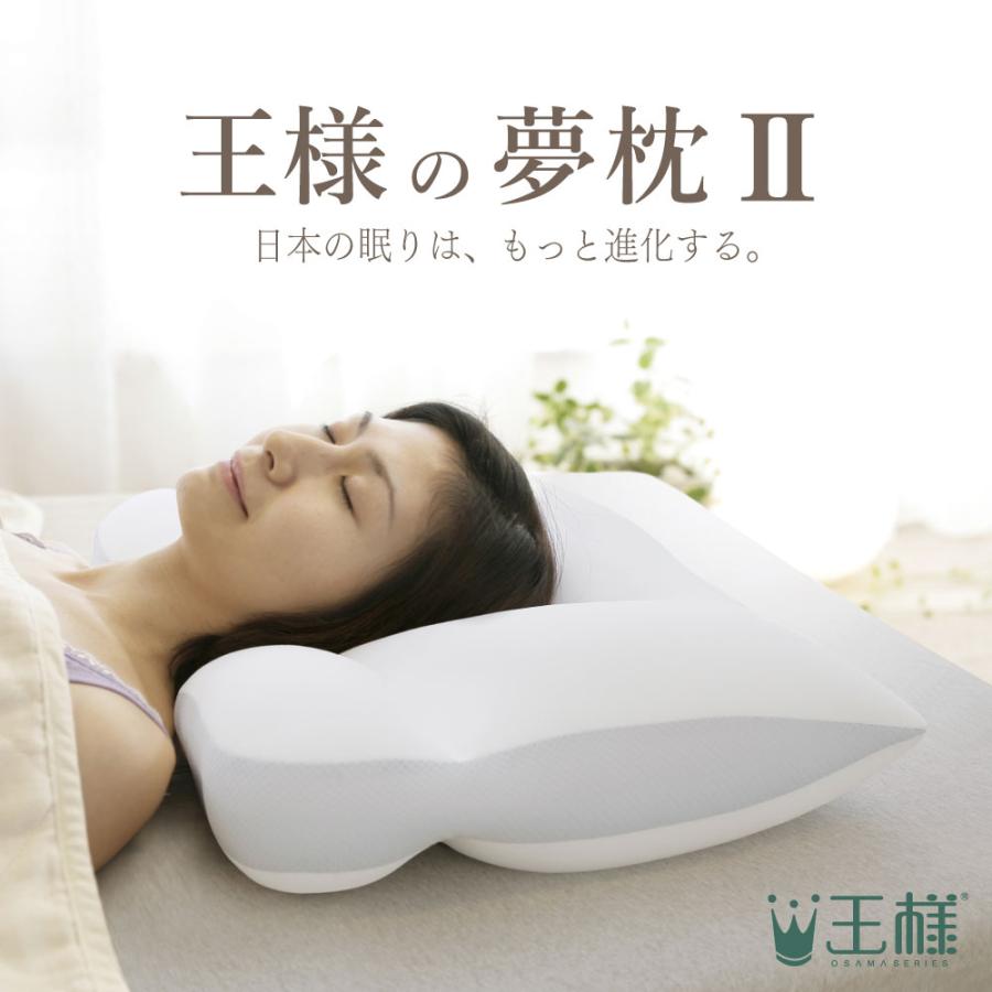 王様 新バージョン!! 王様の夢枕2 王様シリーズ 枕 標準 低め タイプ