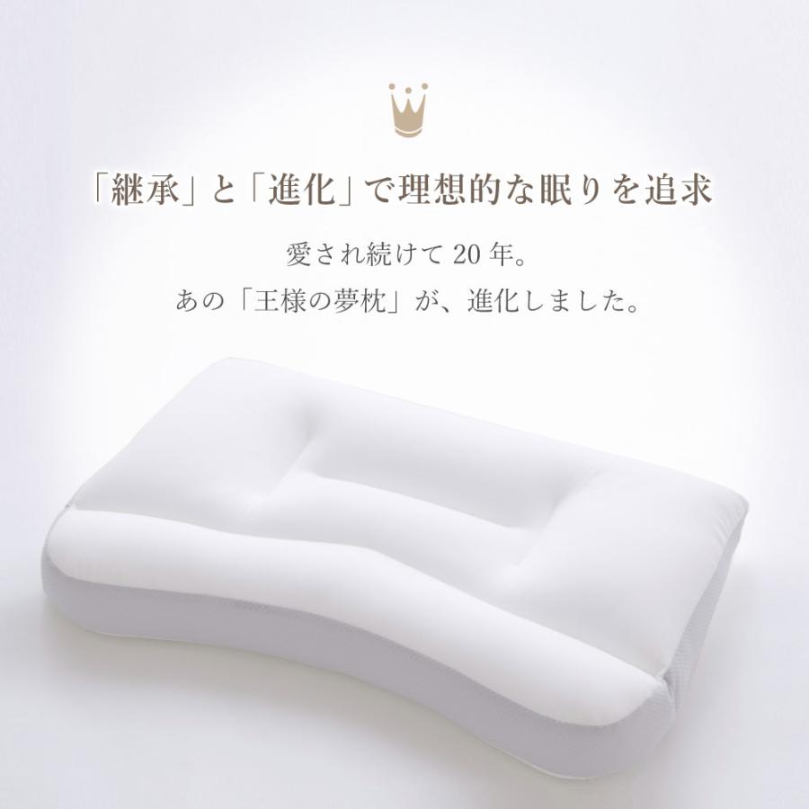 王様 新バージョン!! 王様の夢枕2 王様シリーズ 枕 標準 低め タイプ