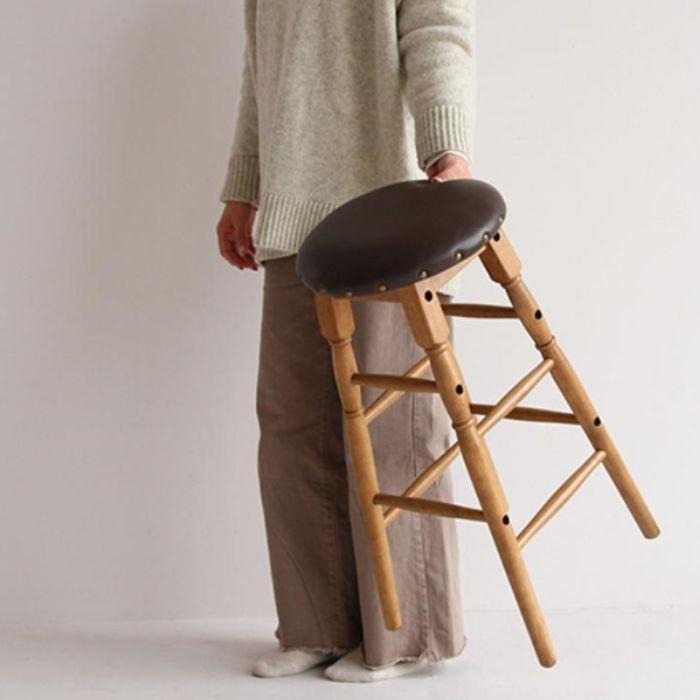 ハイスツール Rasic High Stool RAS-3333BR カウンタースツール