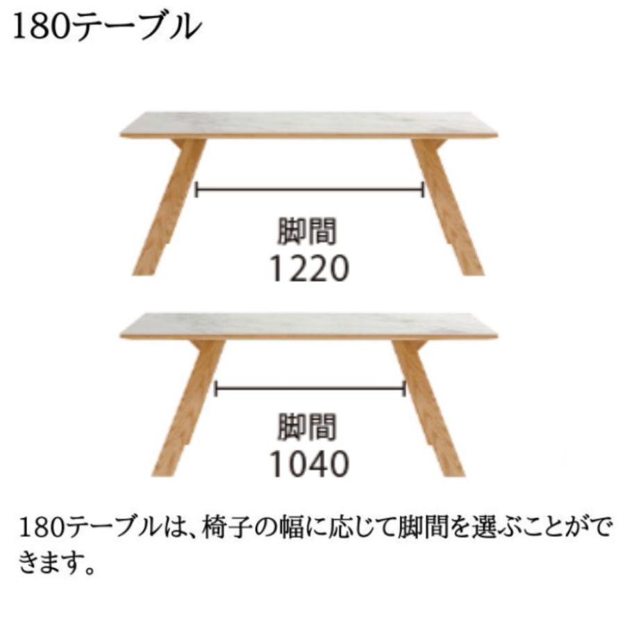 シギヤマ家具工業 開梱設置付 ダイニングテーブル 単品 180cm