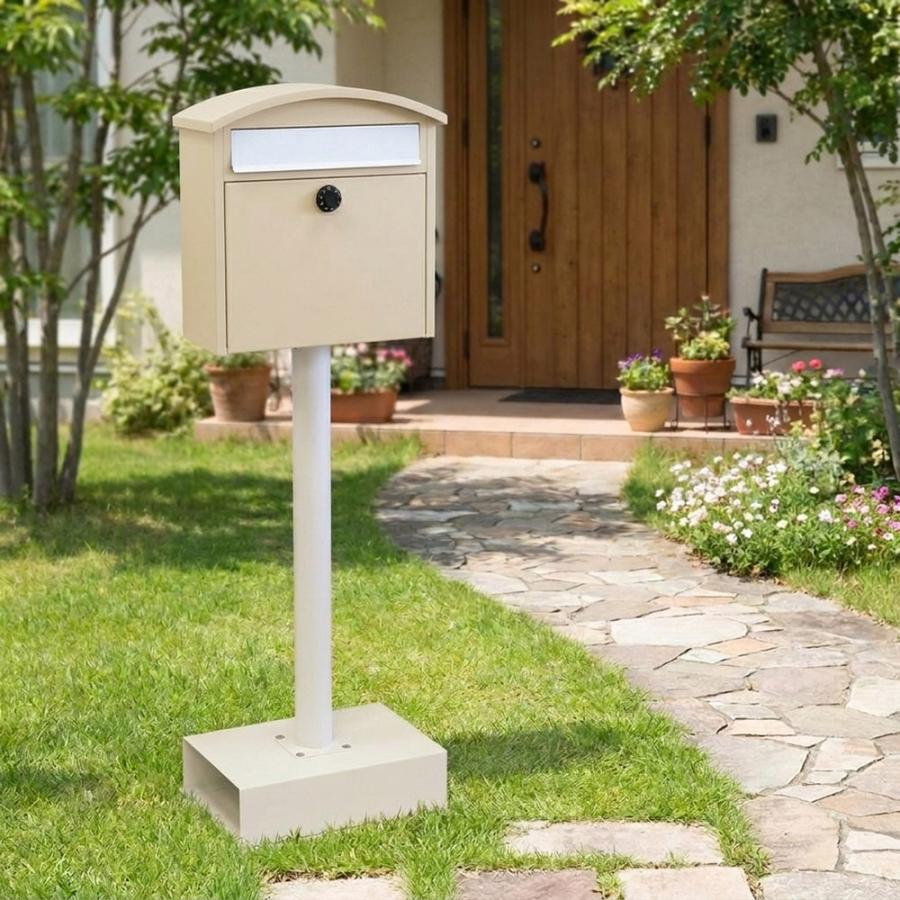 スタンドポスト 郵便ポスト 郵便受け 新聞受け メールボックス 鍵付き