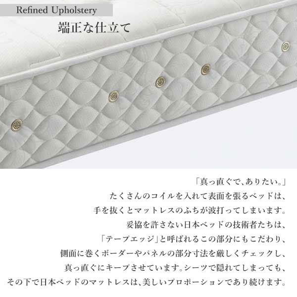 日本ベッド 【開梱設置付】日本ベッド製造 マットレス シルキーパフ