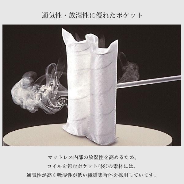 ストアイベント 【開梱設置付】日本ベッド製造 マットレス シルキーパフ レギュラー 11317 シングルサイズ NIHON BED ポケットコイル 日本製 国産 SILKY ソフト ふんわり