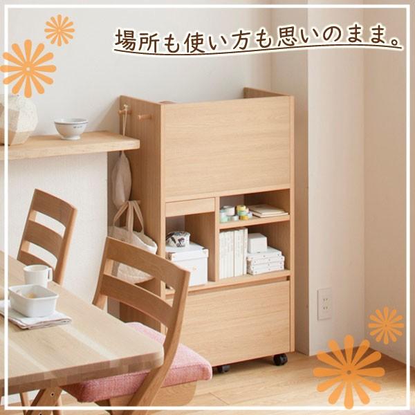 カリモク家具 SS0429 ME MK MH MY マルチラック オーク karimoku 収納 木製 子供用 引き出し キャスター付き 学習机 ランドセルラック 書棚 本棚 国産 日本製｜comodocasa｜19