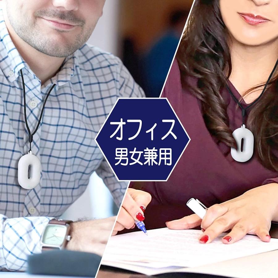 3個セット 首掛け空気清浄機 ネックバリア SY-127 ピンク 首かけ