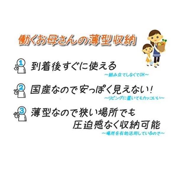 頑丈薄型チェスト 幅60 5段 奥行き30 奥浅 日本製 頑丈 タンス 衣類収納 スリム 省スペース コンパクト 洗面所 隙間 木製 国産 完成品 アルファタカバ 大川家具_7