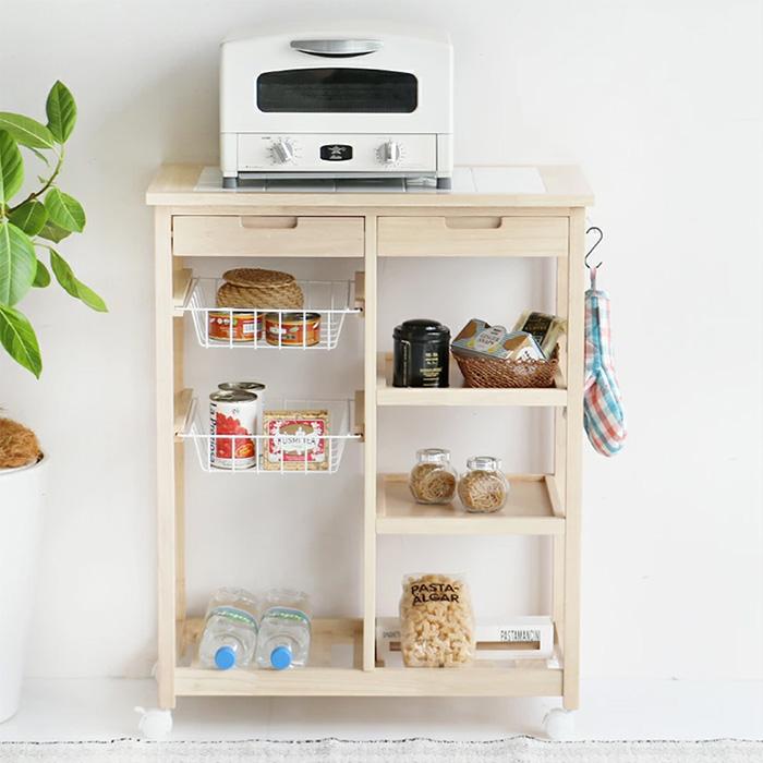 キッチンワゴン 楽天市場】スープバスケットワゴン Soup Basket Wagon W-3564