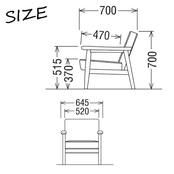 カリモク家具 - 【送料込】カリモク家具　肘掛椅子　WS1190BW カリモク家具 WS1190ZB 肘掛椅子 幅65cm 布 布張り ネーブル