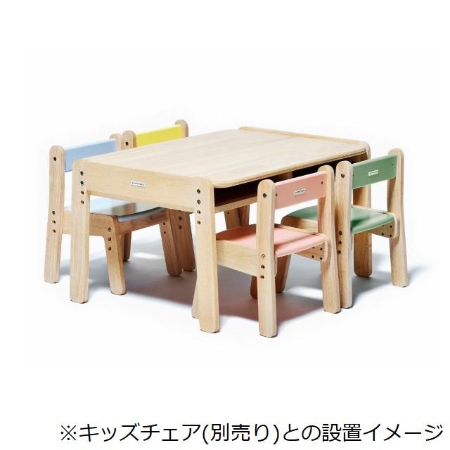 ノスタ ノスタ3 キッズテーブル 大和屋 norsta3 子供用机 幼児 ラージデスク お絵描き用 学習デスク 学習机 ナチュラル 木製 天然木  高さ調節 大きめ 4人 ロータイプ : コモドカーサYahoo!店 - 通販 - Yahoo!ショッピング