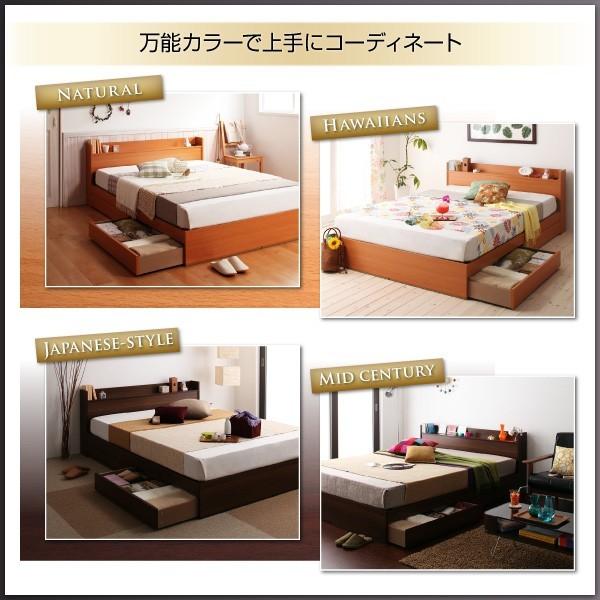 ベッドフレーム セミダブル ベッド 収納付き セミダブルベッド コンセント付き フレームのみ |  | 08