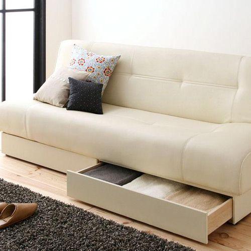 ソファーベッド ソファベッド ソファーベット 収納付き ストック