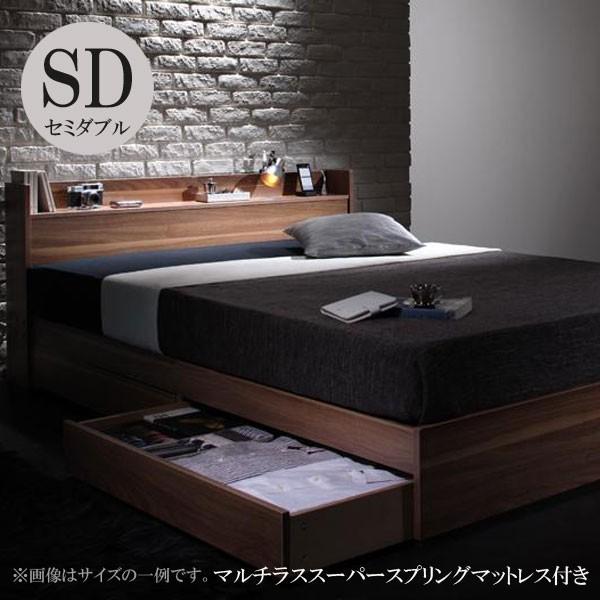 収納付きベッド 収納付きベッド 収納付きベッド セミダブル フランスベッドマットレス付き ベッド スーパースプリング