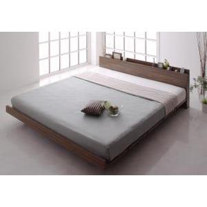 ローベッド フランクリン プレミアムポケットコイルマットレス付き フルレイアウト キング(K×1) フレーム幅180