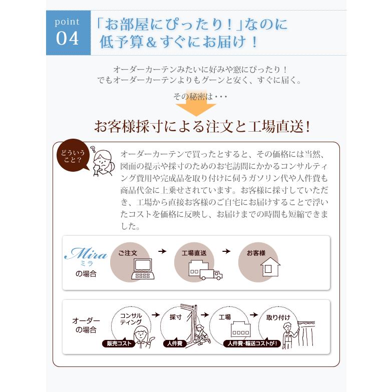 カーテン レース おすすめ 大人気 格安 激安 安い 6色×54サイズから選べる防炎ミラーレースカーテン Mira ミラ 1枚 幅200×233cm_10