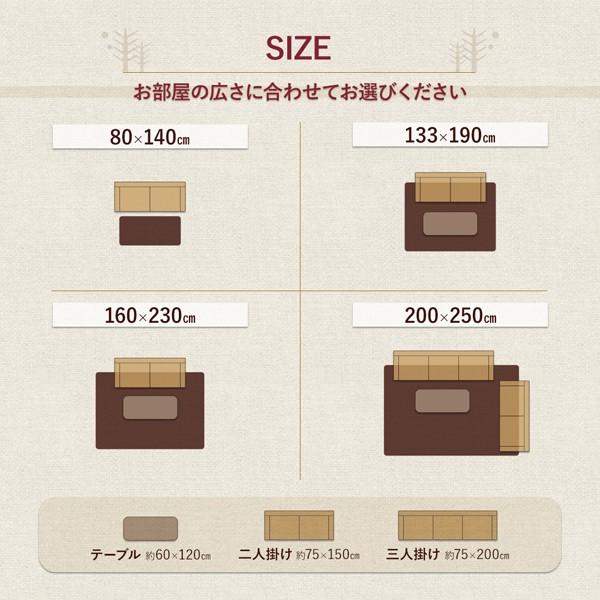 トルコ製ウィルトン織ギャッベデザインラグ ELISA エリザ 80×140cm_13