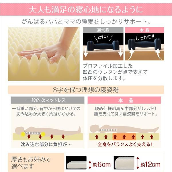 豊富な6サイズ展開 厚さが選べる 寝心地も満足なひろびろファミリーマットレス シングル 厚さ6cm |  | 06