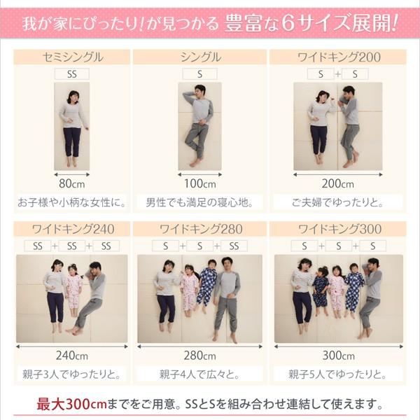 豊富な6サイズ展開 厚さが選べる 寝心地も満足なひろびろファミリーマットレス シングル 厚さ12cm |  | 02