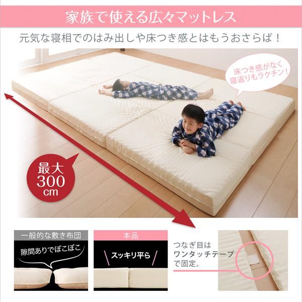 豊富な6サイズ展開 厚さが選べる 寝心地も満足なひろびろファミリーマットレス シングル 厚さ12cm |  | 08