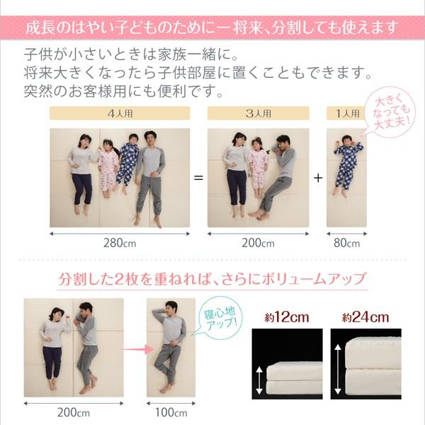 豊富な6サイズ展開 厚さが選べる 寝心地も満足なひろびろファミリーマットレス ワイドK300 厚さ12cm |  | 07